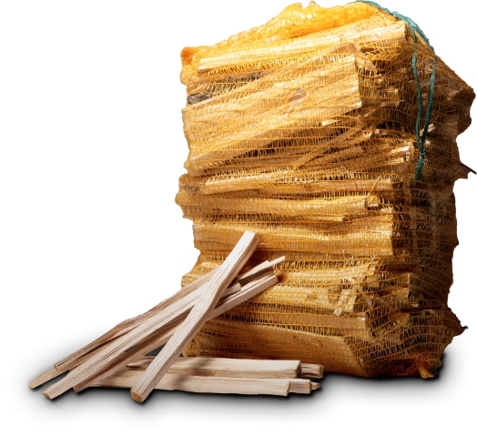 bag of firewood kindling for sale