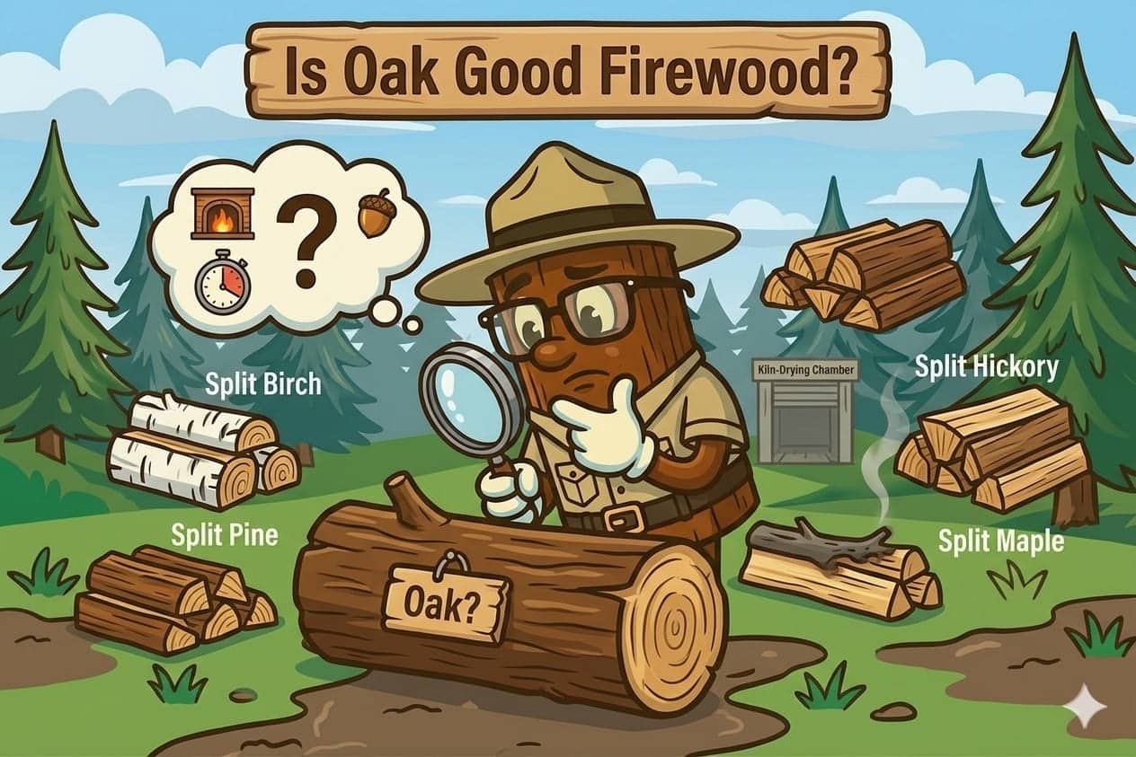 Is Oak Good Firewood? Heat Output, Burn Time & Seasoning Tips
