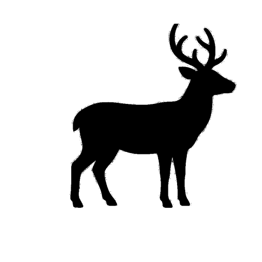 Game silhouette icon for cooking wood pairing chart