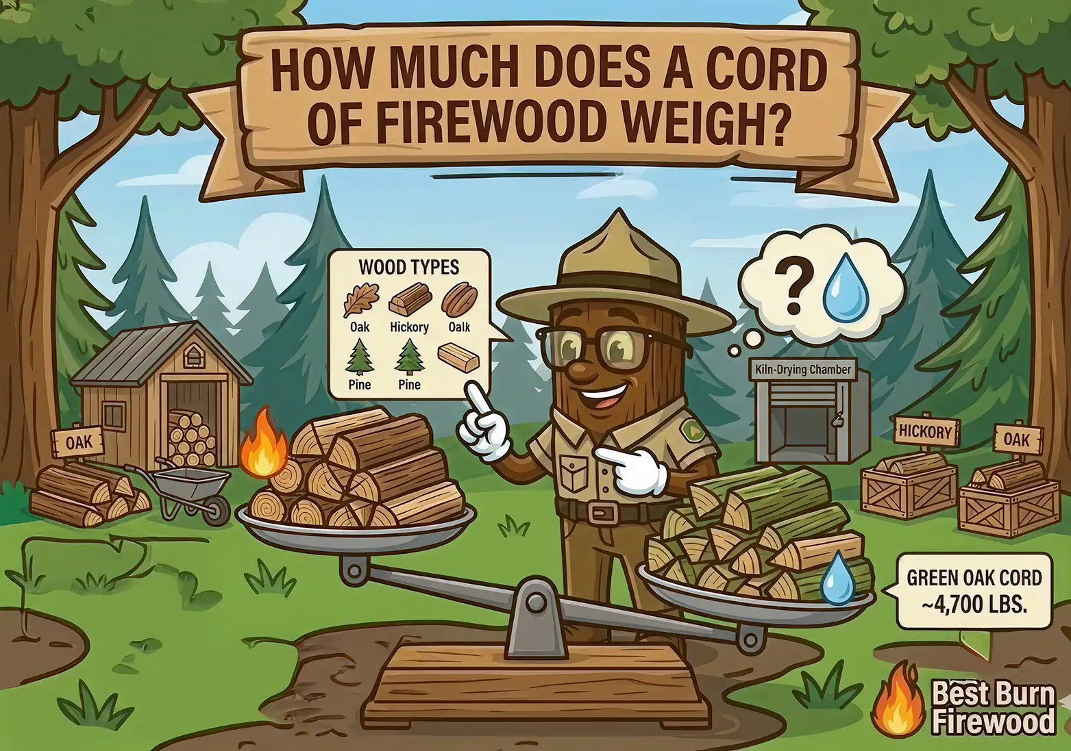 How Much Does a Cord of Firewood Weigh?