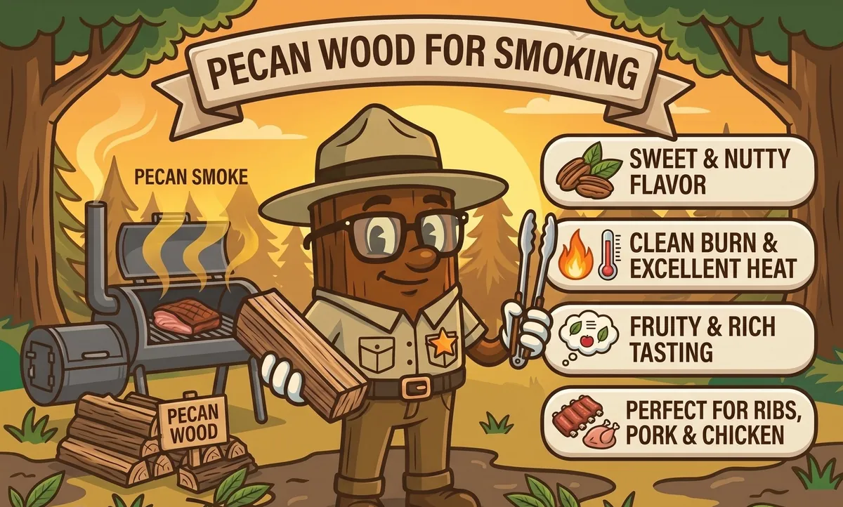 Pecan Wood for Smoking: Flavor Profile, Meat Pairings, and How It Burns